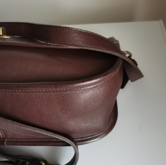 VINTAGE COACH BROWN 9790 CROSSBODY BAG. - Picture 8 of 12